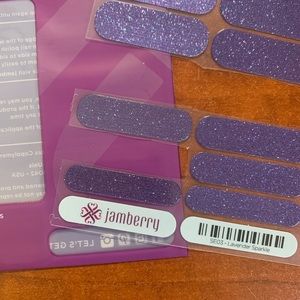 3/$25 Jamberry Lavender Sparkle wrap!! SPARKLES!!!